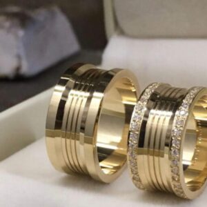 aliança em ouro 18k (modelo: magnificência)